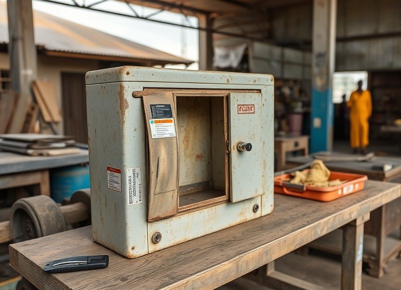 Before — Ageing machine with repeat faults, frequently out of service.